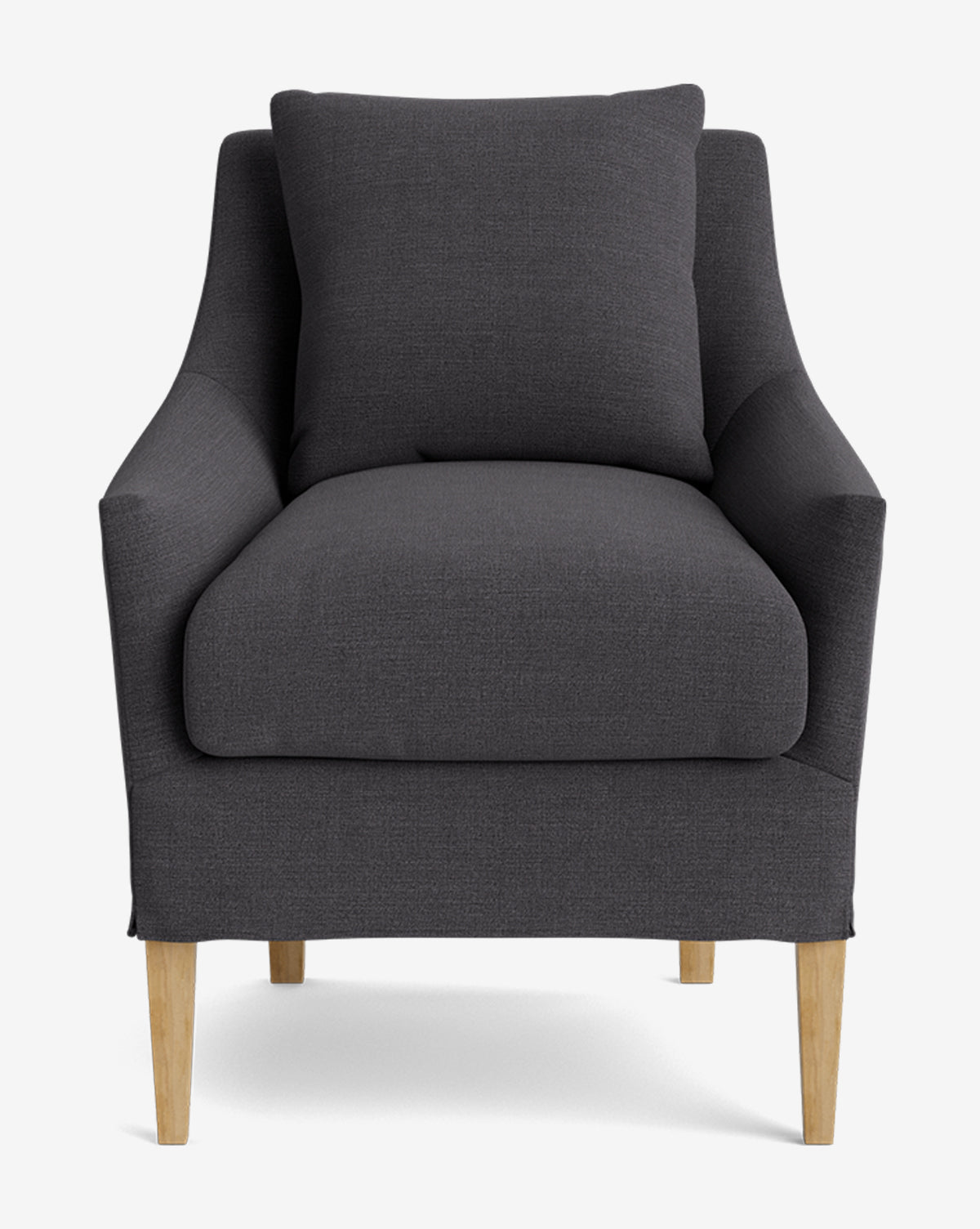 Sascha Slipcover Dining Chair - Washable Upholstered Seat Cover - Modern Farmhouse Style for Kitchen, Dining Room & Office - Comfortable & Stylish Home Decor