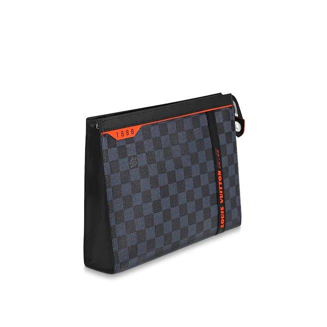 LV Pochette Voyage MM Damier Cobalt Canvas Crossbody Bag - Stylish Travel Purse for Women, Perfect for Everyday Use & Special Occasions