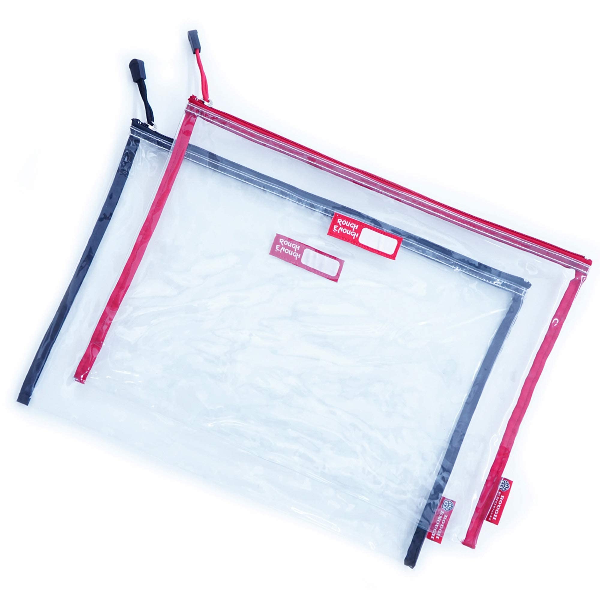 Clear Plastic Document Bags - Heavy Duty File Folders Organizer Set for Office, School & Home Organization | Waterproof & Durable Storage Solution