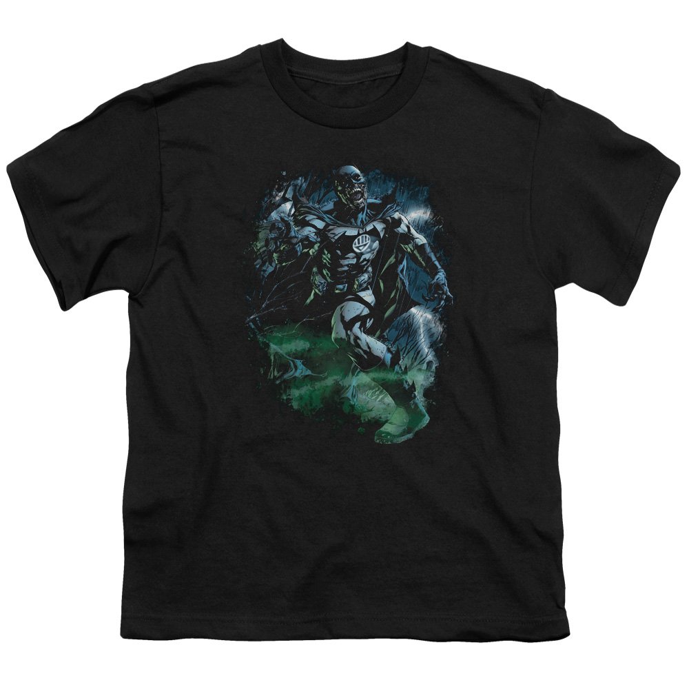 Green Lantern Black Lantern Batman Graphic T-Shirt for Youth - Unisex Superhero Tee for Cosplay, Comic Con & Everyday Wear