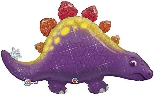 Giant 4-Piece Dinosaur Foil Party Balloons - Jumbo Dino Decorations for Birthday Parties, Baby Showers & Themed Events