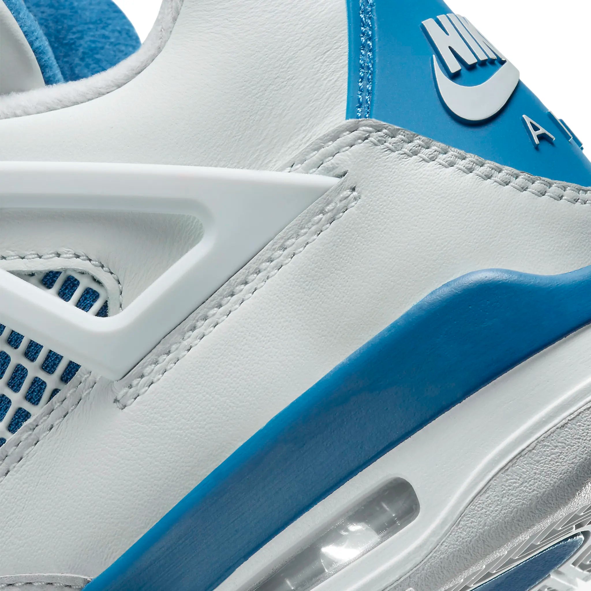 Air Jordan 4 Retro Military Blue (GS) - Kids' Basketball Shoes for Boys & Girls | Perfect for Court Play, Streetwear & Sneaker Collection