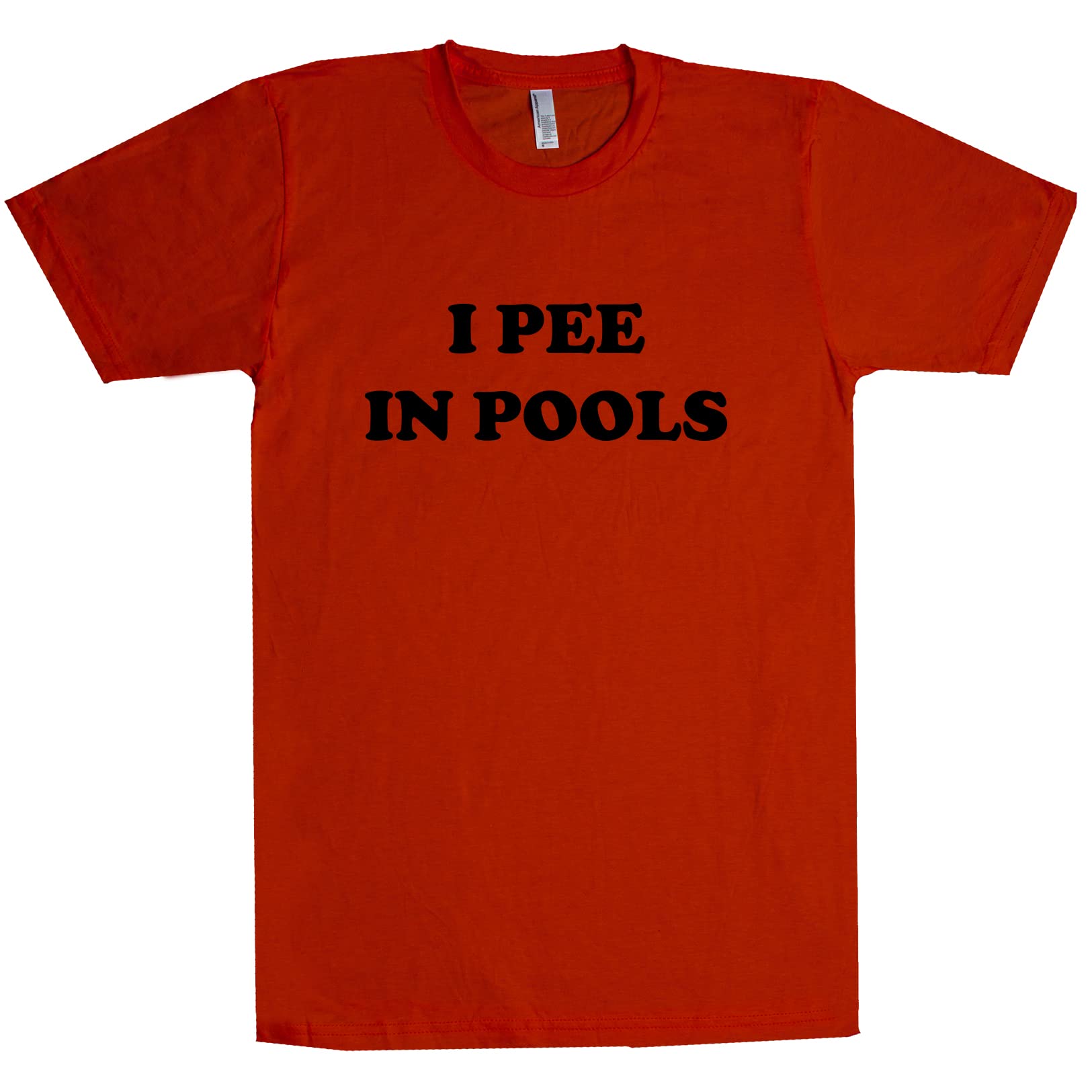 Funny I Pee in Pools Unisex T-Shirt | Cool Graphic Novelty Tee for Men & Women | Perfect for Swimming Pools, Beach Parties & Summer Outfits