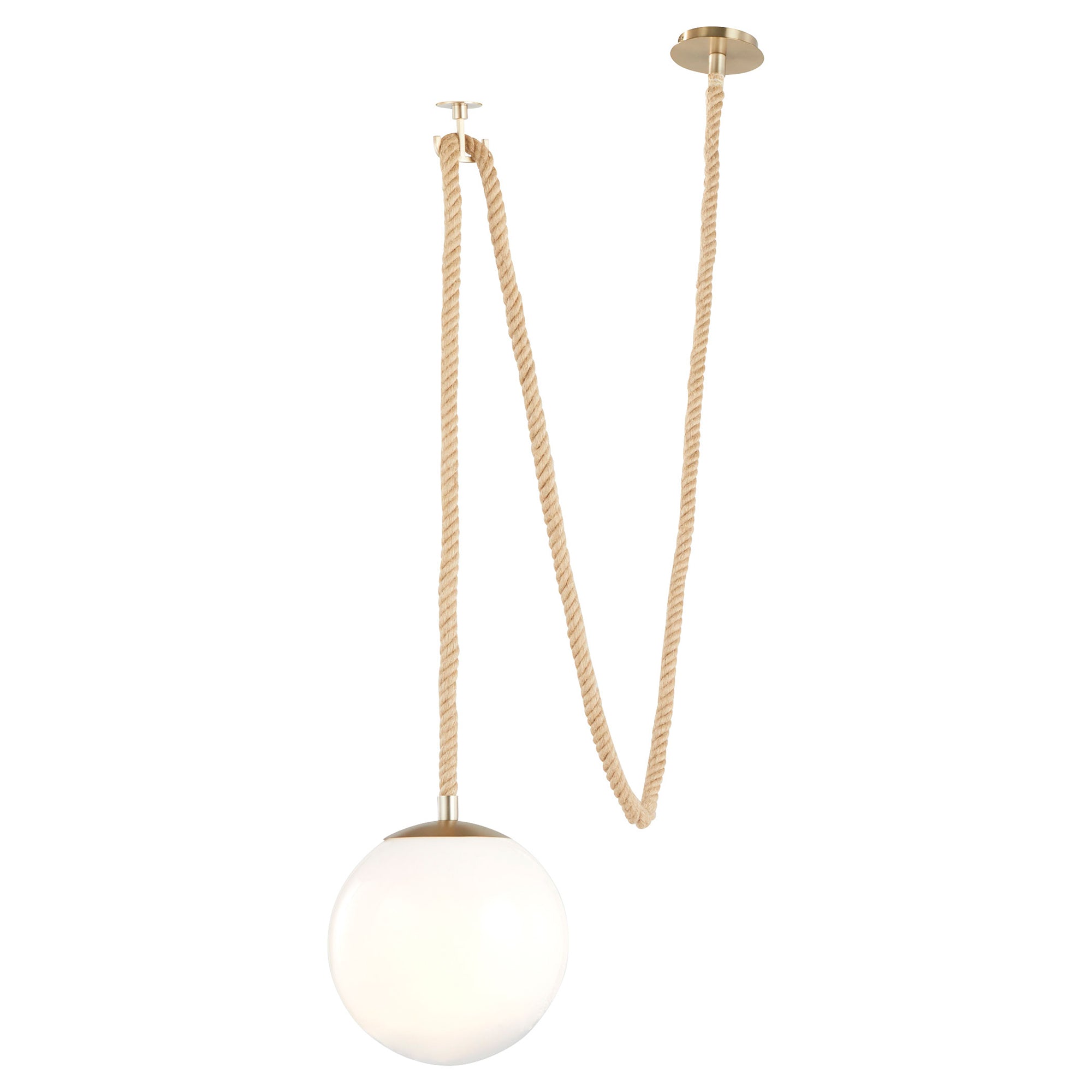 Cyan Design 11761 Rockport 1-Light Brass Pendant Light Fixture - Perfect for Kitchen Island, Dining Room, or Entryway Lighting