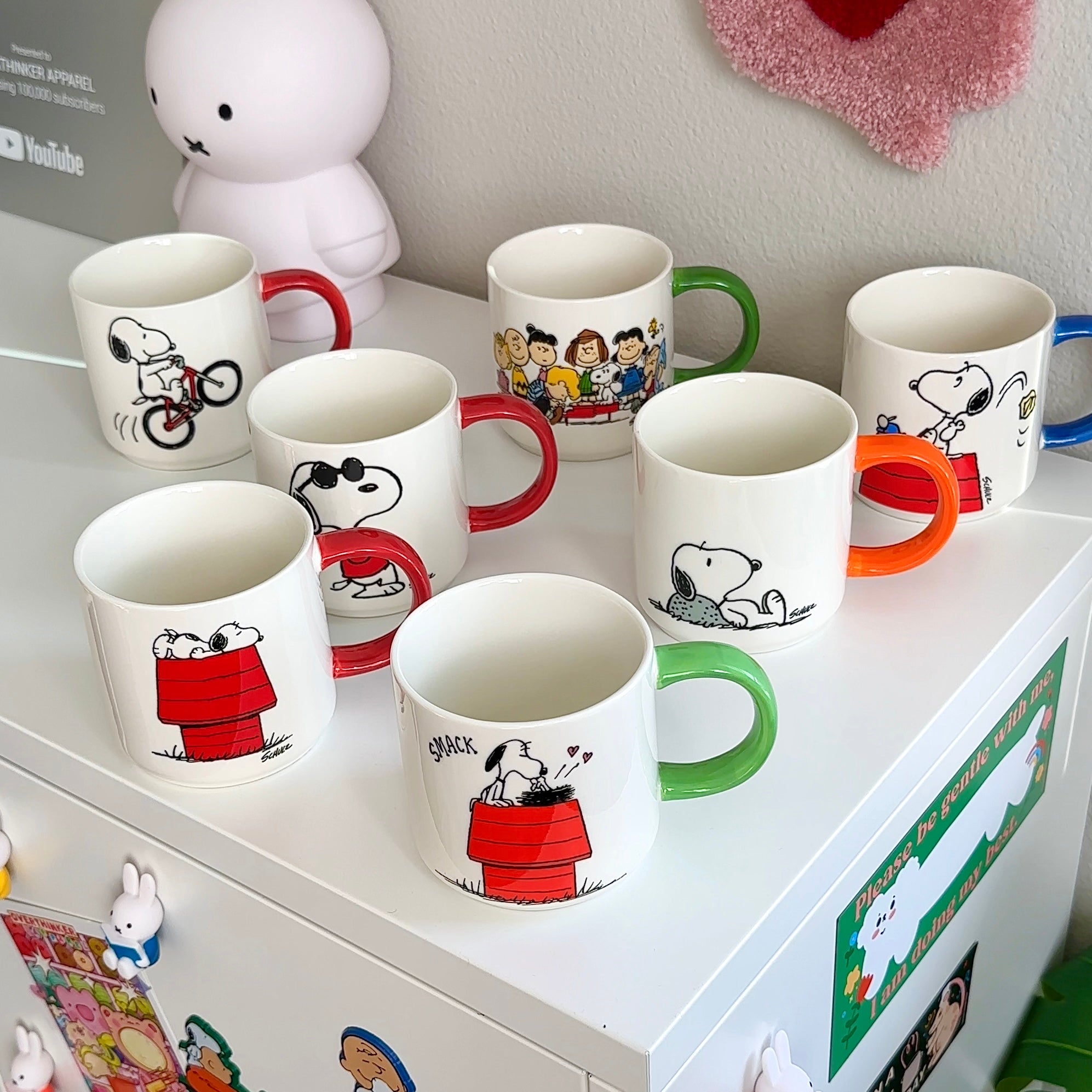 Funny Snoopy 'Nope' Ceramic Coffee Mug - Official Peanuts® Licensed Gift for Coffee Lovers & Anti-Morning People - Perfect for Home, Office & Gag Gifts
