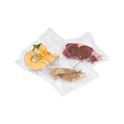 100 Pack Standard LDPE Vacuum Bags for Food Storage - Open Top Heat Sealable Bags for Sous Vide, Meal Prep & Freezer Organization
