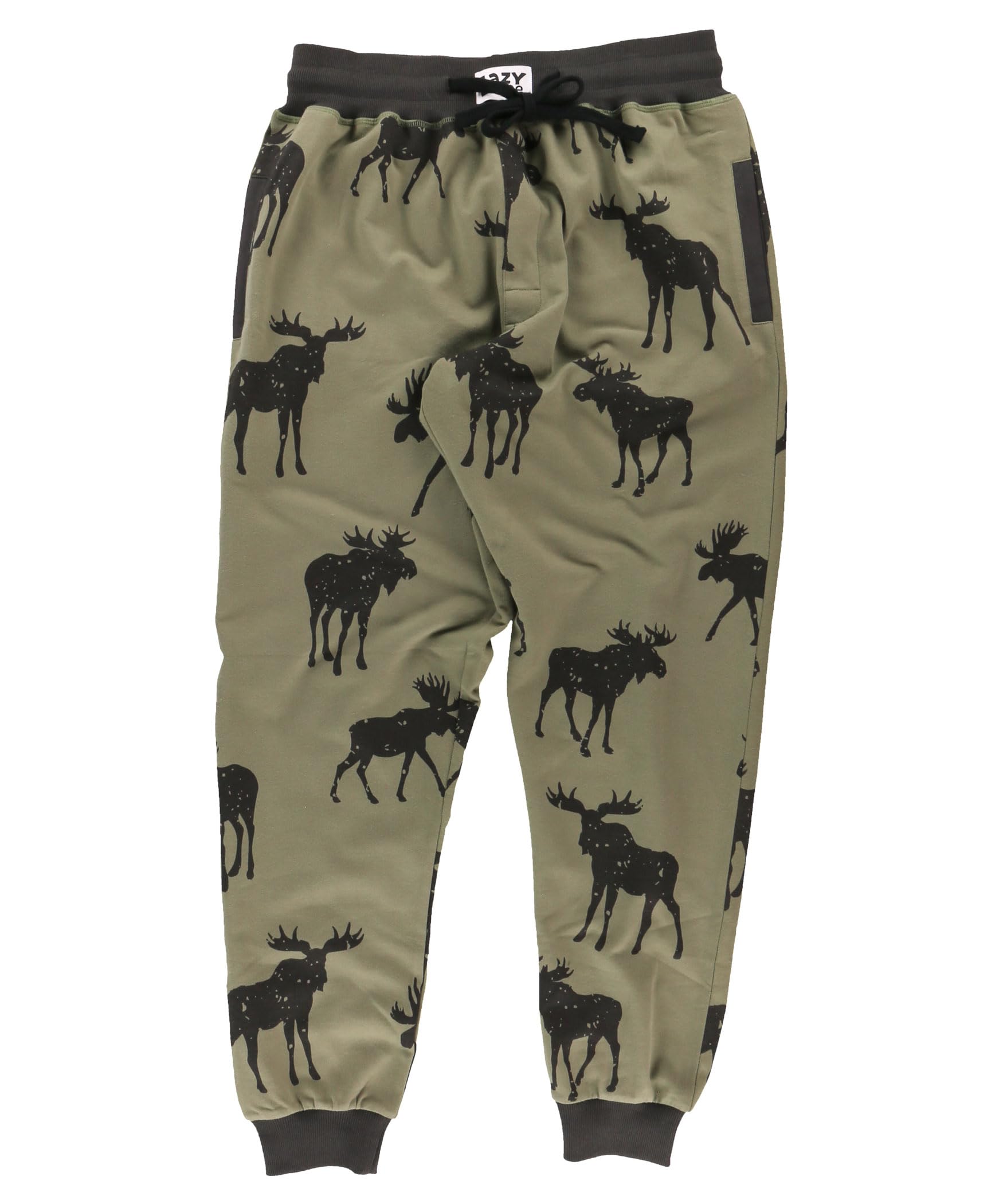 Lazy One Men's Jogger Sweatpants - Soft, Warm Fleece Lounge Pants with Side Pockets | Perfect for Home, Gym & Casual Wear