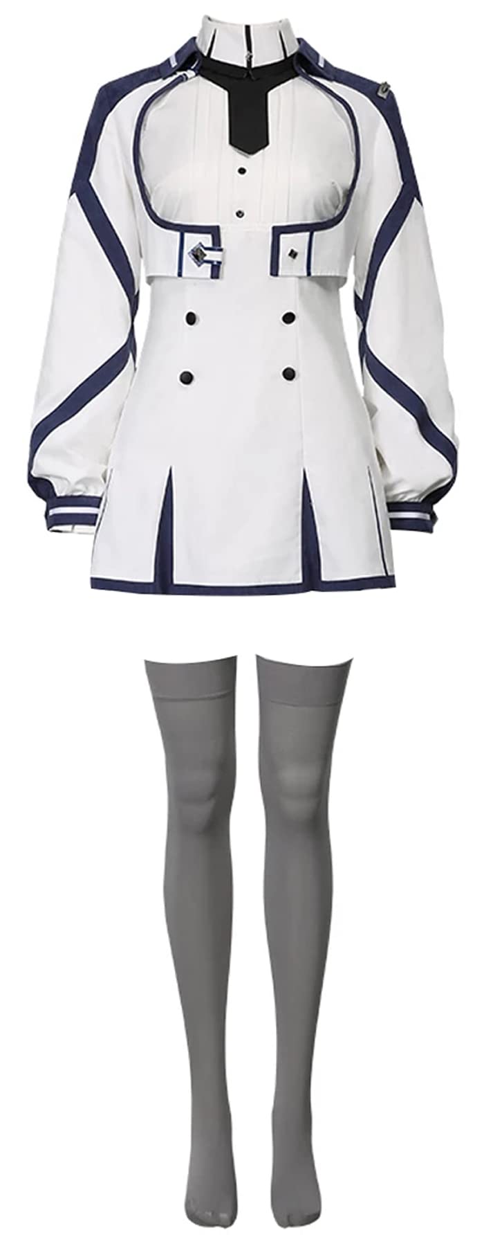 Anime The Misfit of Demon King Academy Maou Gakuin Misha Necron Cosplay Costume Outfit - Perfect for Halloween, Cosplay Events, Anime Conventions & Themed Parties