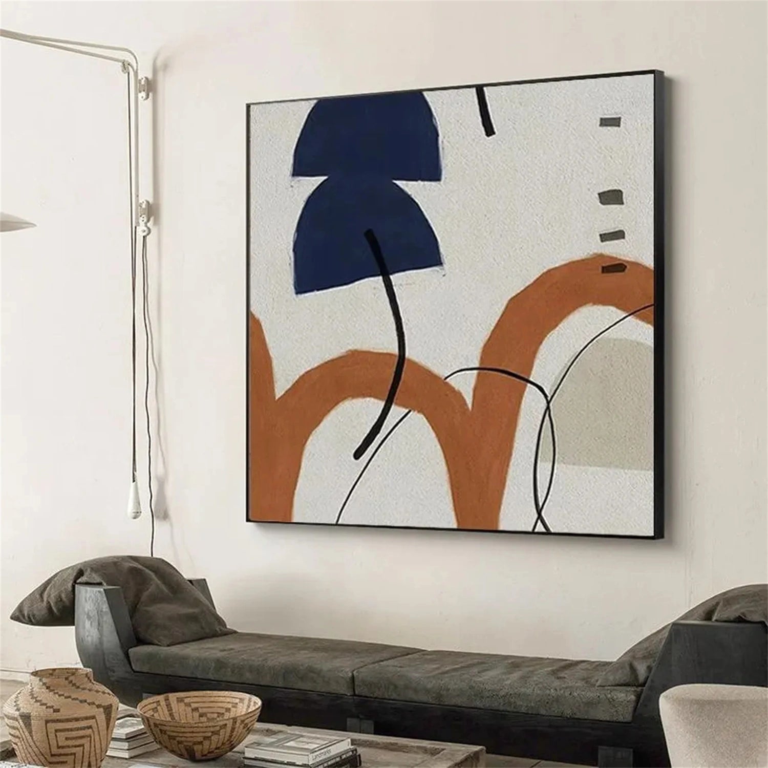 Abstract Tranquility Wall Art Canvas Print - Modern Home Decor for Living Room, Bedroom & Office #WS236 | Perfect for Meditation Spaces & Boho Interior Design