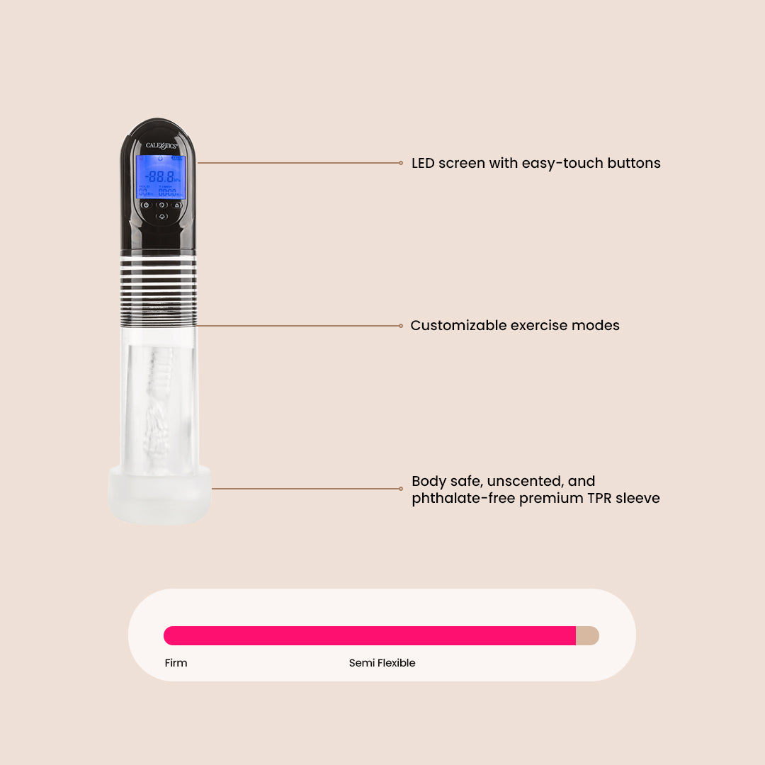 Optimum Series® Advanced Automatic Smart Pump™ - Rechargeable Penis Pump for Enhanced Performance & Comfort | Perfect for ED Treatment, Intimacy & Personal Wellness