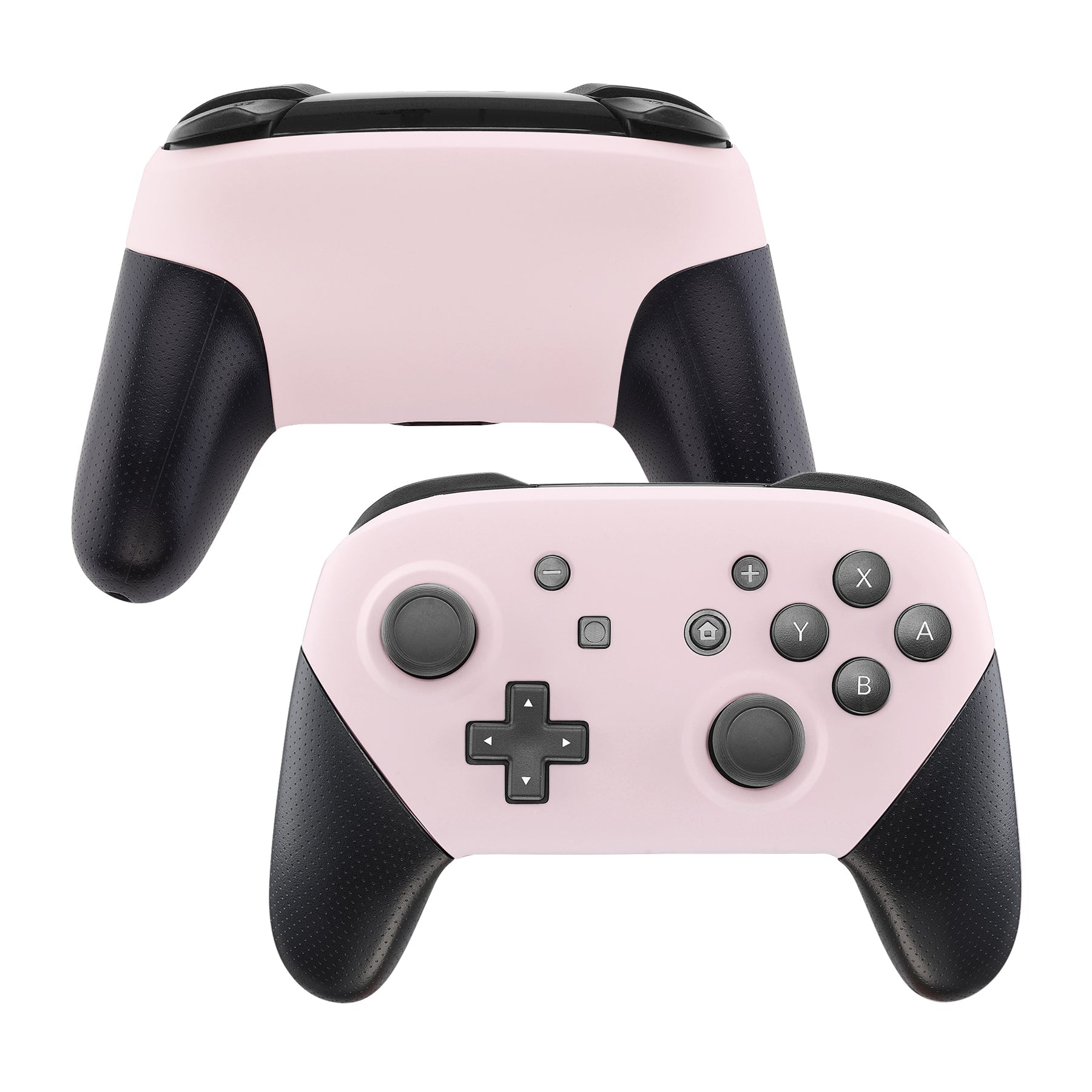 eXtremeRate Cherry Blossom Pink Replacement Faceplate & Backplate for Nintendo Switch Pro Controller - Customize Your Gaming Experience for Enhanced Comfort & Style