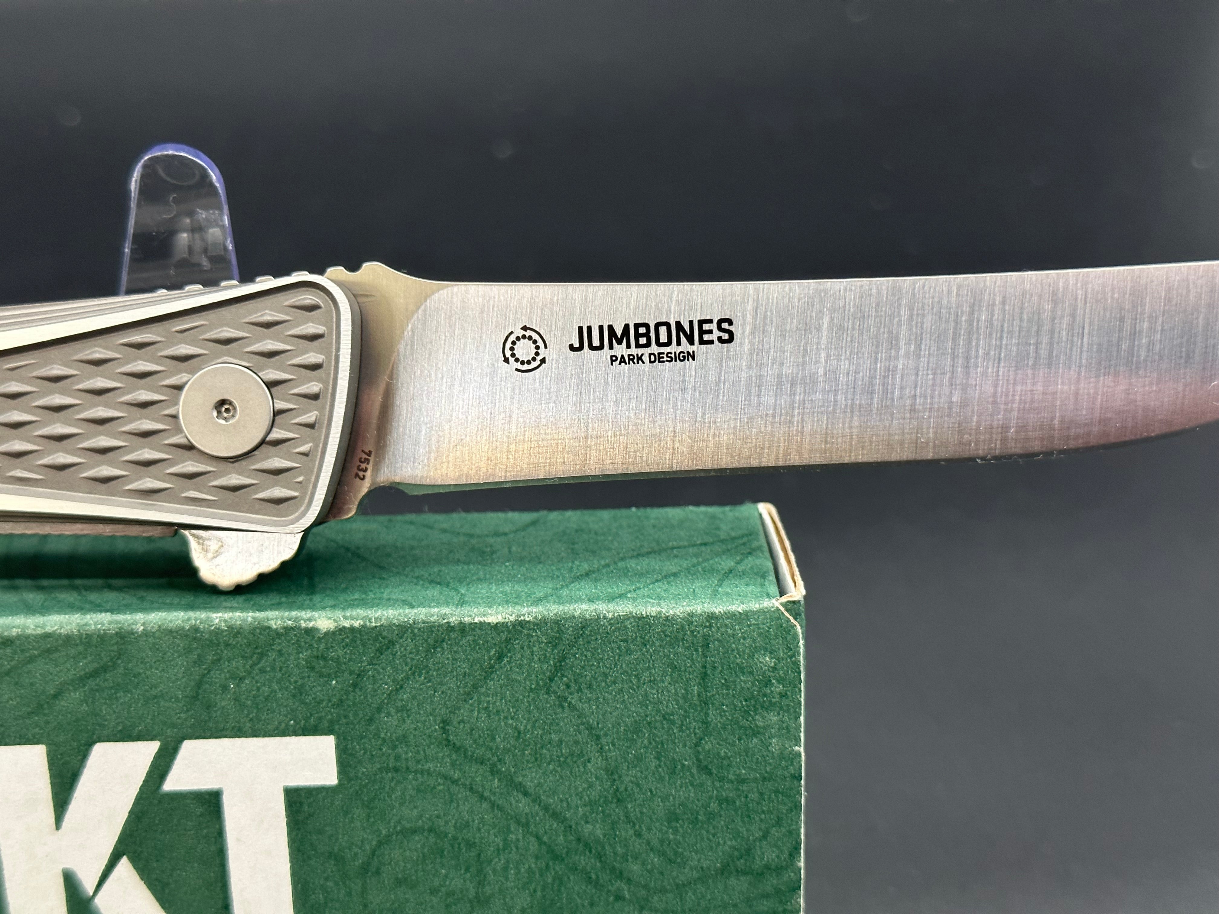 CRKT Jumbones EDC Folding Pocket Knife - Outdoor Camping, Hiking, Survival & Everyday Carry Tool