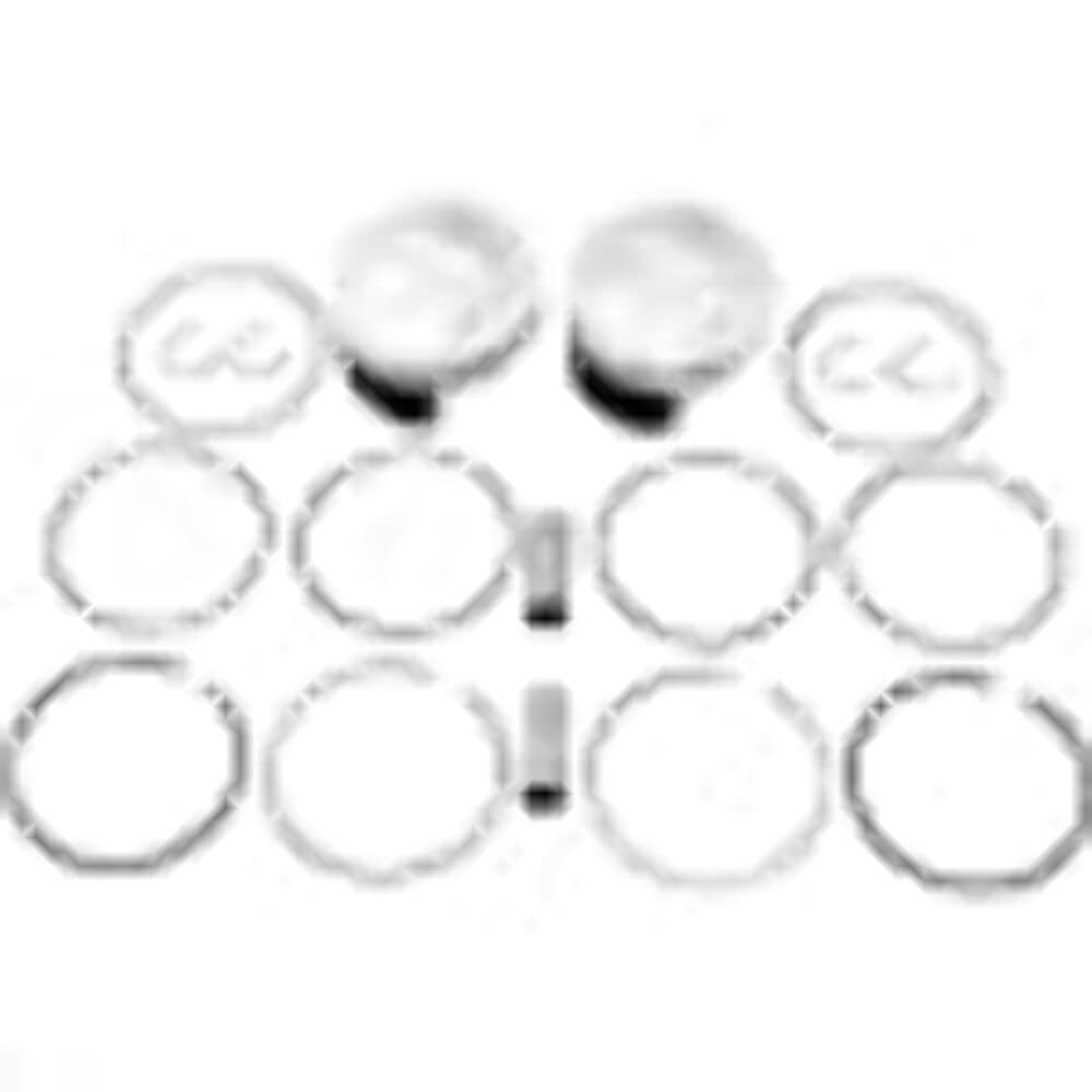 Wiseco Piston Kit K0208P2 - 95ci, .020in Oversized for High Performance Engines