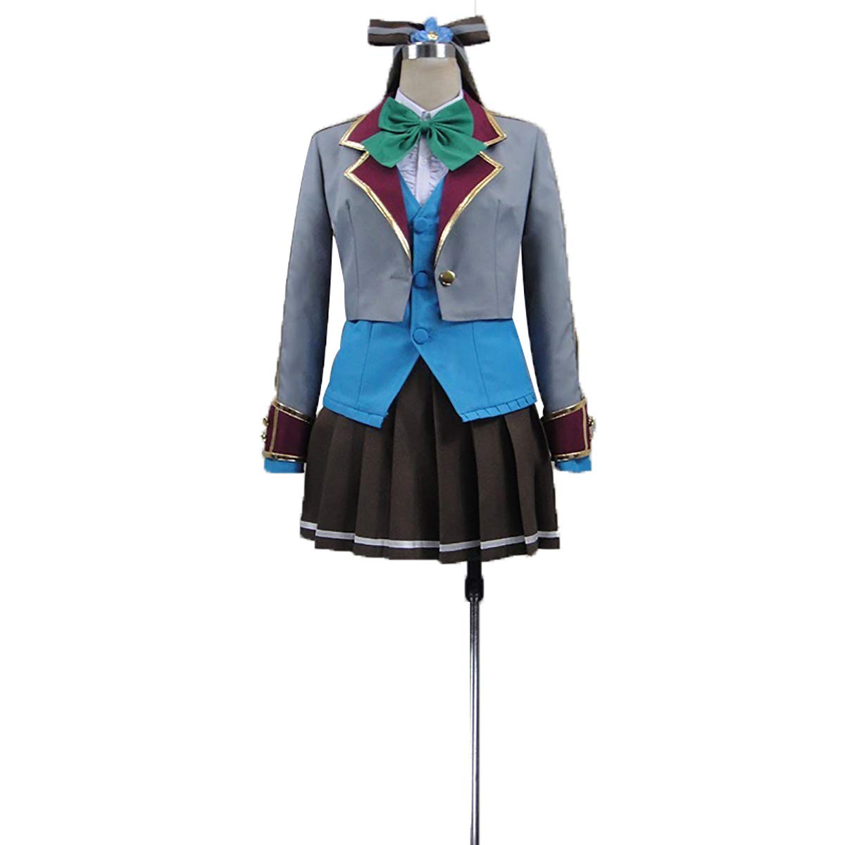 Shironeko White Cat Project Chaguma School Uniform Dress Cosplay Costume S002 - Anime Costume for Halloween, Comic Con & Cosplay Events