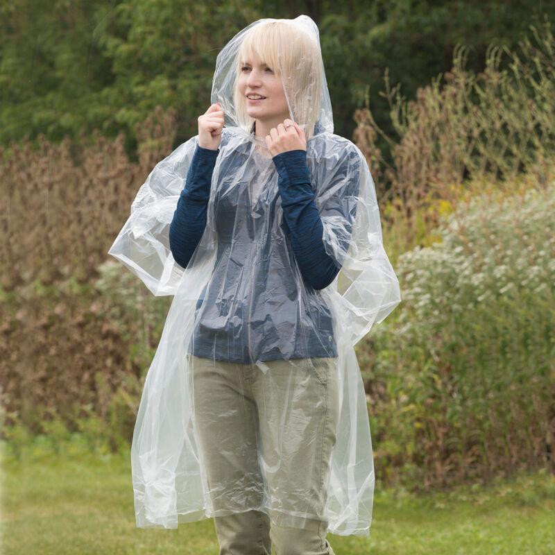 Travelon Emergency Rain Poncho - Lightweight Waterproof Reusable Raincoat for Hiking, Camping & Outdoor Activities - Compact Travel Rain Gear for Emergency & Travel Essentials