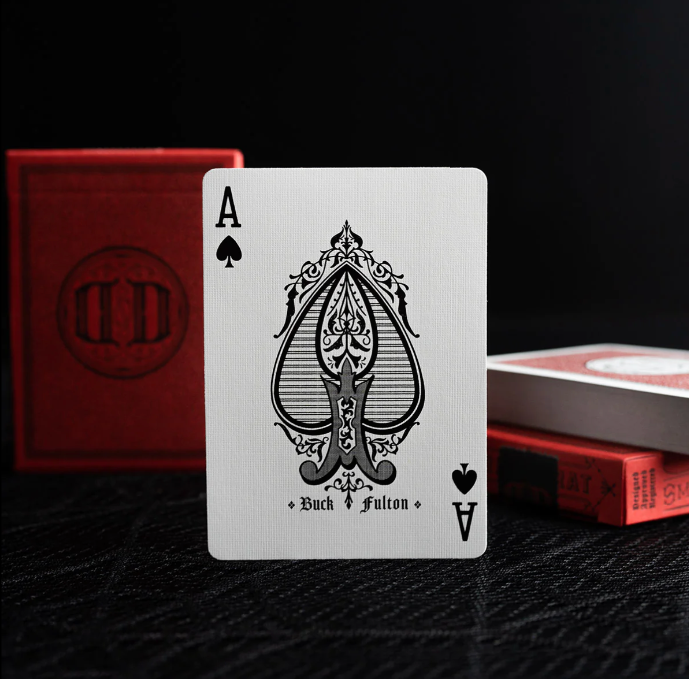 Smoke & Mirrors Red Rouge Playing Cards - Premium Collectible Deck for Magic Tricks, Cardistry & Poker Games - Perfect for Magicians, Card Players & Gift Giving