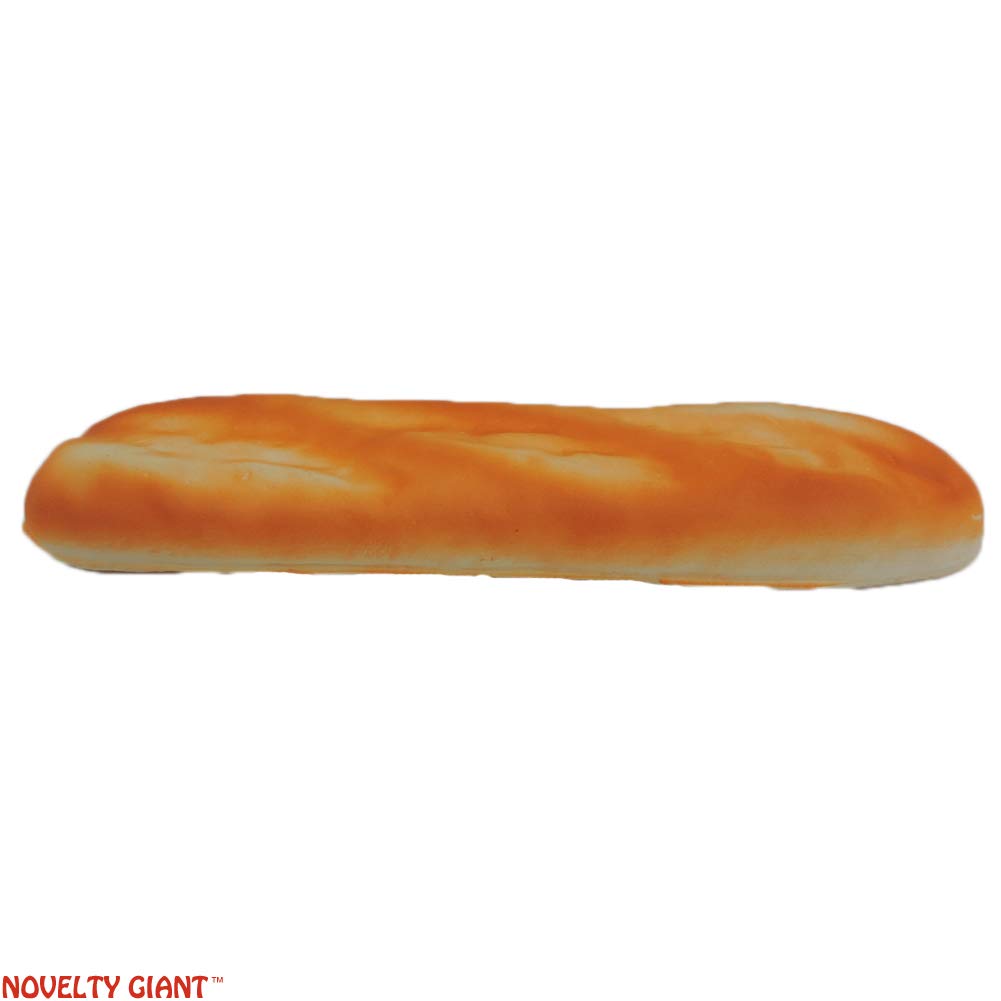Squeezable Foam Bread - Fake French Baguette Loaf (2 Pack) - Perfect for Pranks, Home Decor, and Photography Props