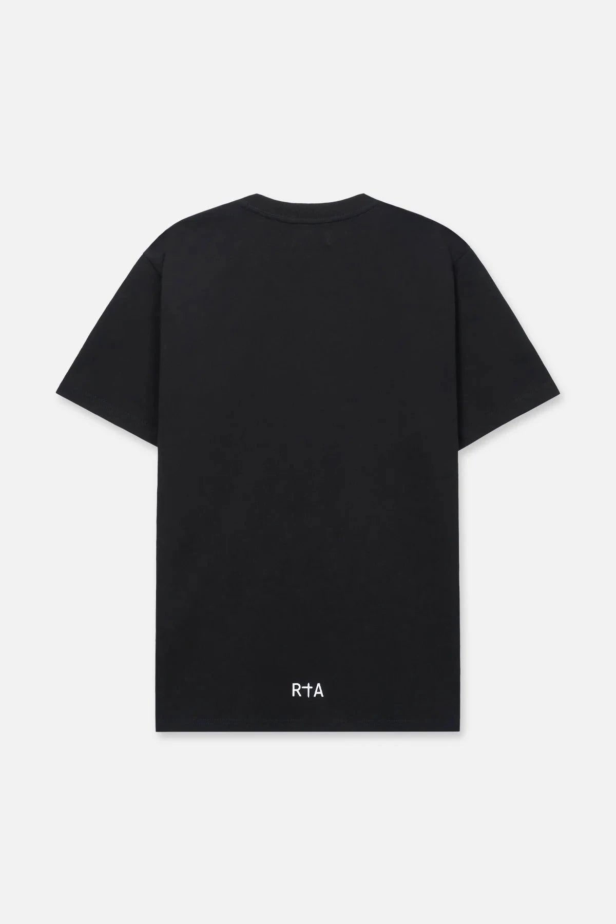 RTA Liam Tee Black Snake Logo Print T-Shirt - Men's Casual Streetwear Cotton Tee for Everyday Wear & Urban Fashion