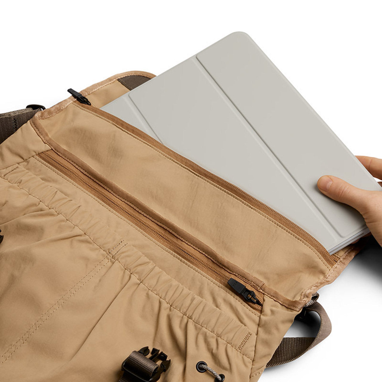 Cinch Messenger Bag 12L - Durable Crossbody Shoulder Bag for Men & Women - Perfect for Work, Travel & Everyday Use