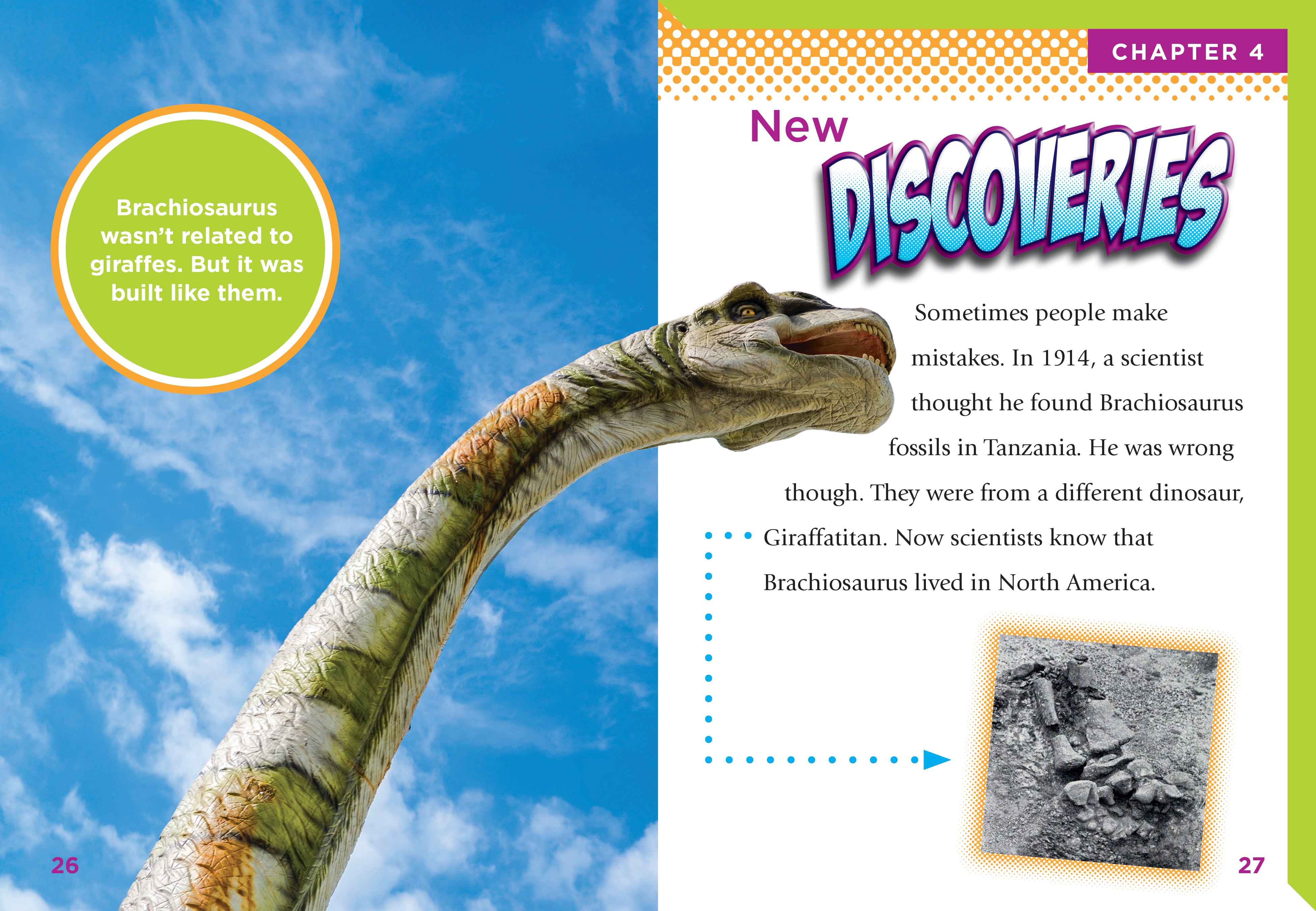 Brachiosaurus Dinosaur Book 9781623105891 - Educational Kids Reading & Learning for School, Home & Gifts