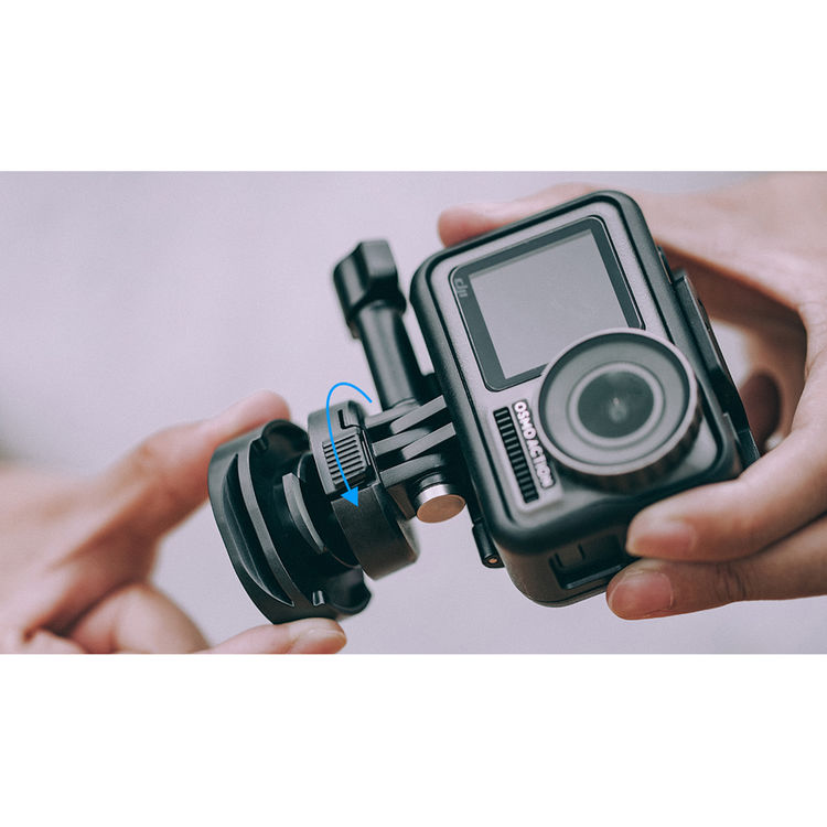 PGYTECH OSMO Action Tripod Adapter Mount - Compatible with DJI OSMO Action 3/4 Camera - Lightweight Aluminum Alloy Quick Release Plate - Perfect for Vlogging, Travel & Outdoor Adventure Photography