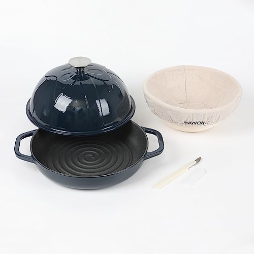 Navy Blue with Proofing Basket