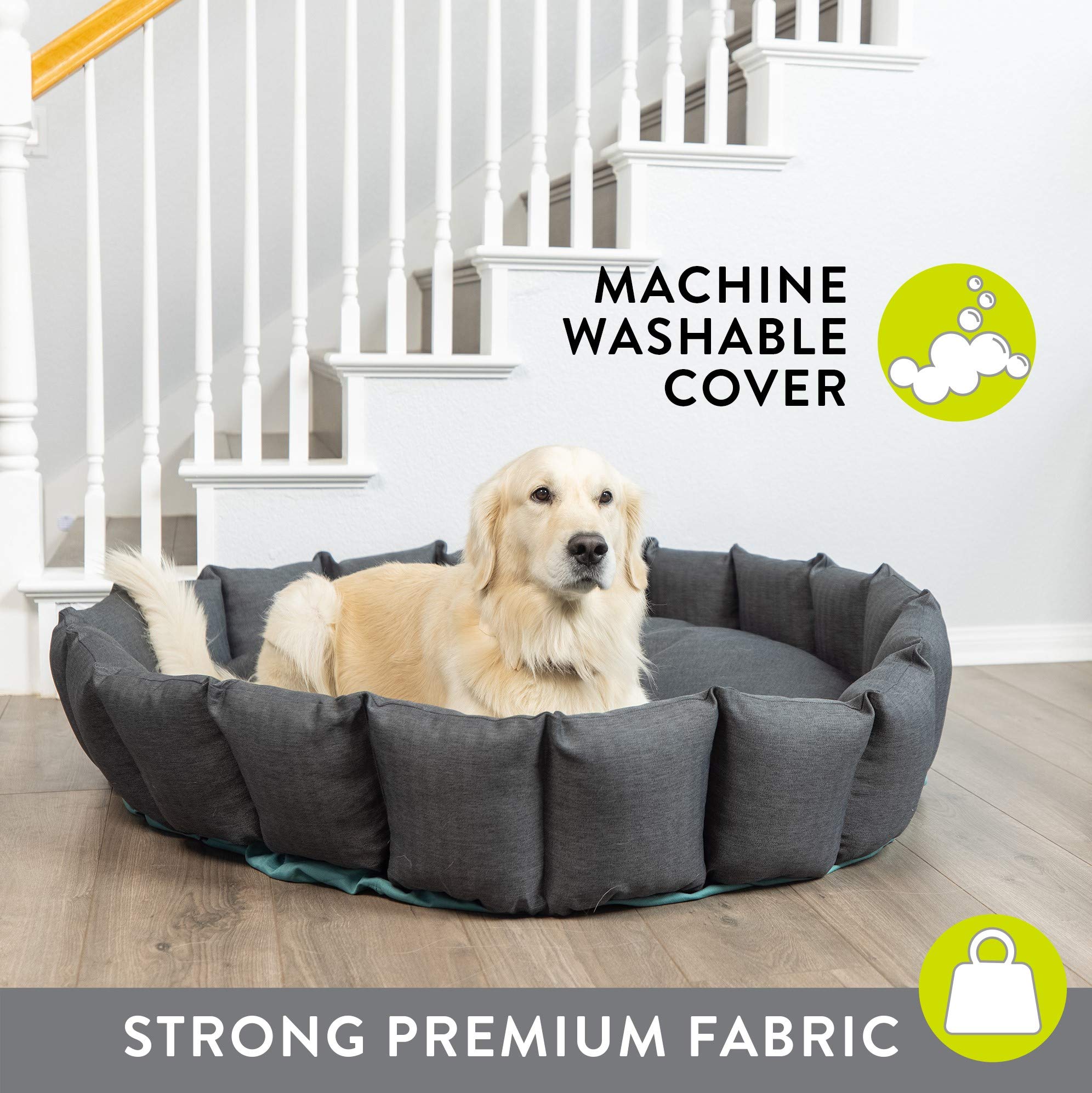 Hyper Pet's Deep Sleep Deluxe Durable Dog Bed – XXL 48
