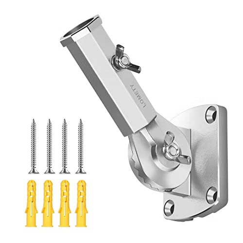 silver flag pole holder