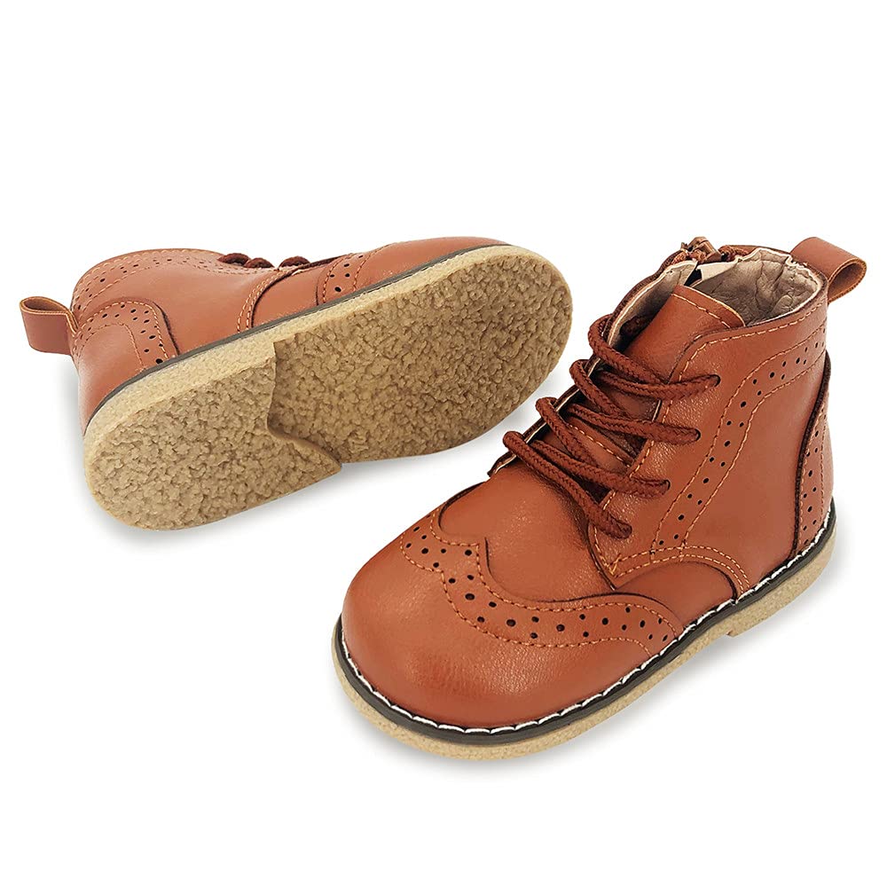 Timatego Waterproof Hiking Boots for Toddler Boys & Girls - Non-Slip Winter Snow Shoes with Warm Ankle Support - Kids Rain & Outdoor Adventure Boots (Toddler/Little Kid) - Perfect for Winter Play, Hiking & Rainy Day Activities