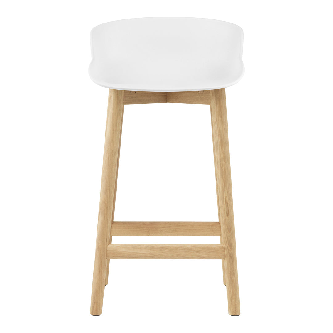 Modern Hyg Counter Stool with Wood Base - Perfect for Kitchen Islands, Bars & Small Spaces