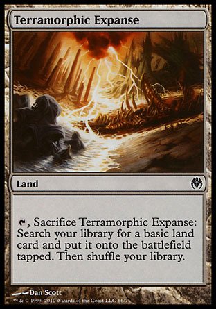 Magic The Gathering - Terramorphic Expanse Land Card - Duel Decks: Phyrexia vs The Coalition - MTG Collectible Card Game for Deck Building & Strategy Battles