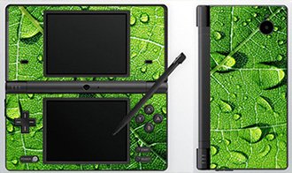 Premium Green Leaf Skin Cover for Nintendo DSi Console - Protective Decal for Gaming, Travel & Everyday Use