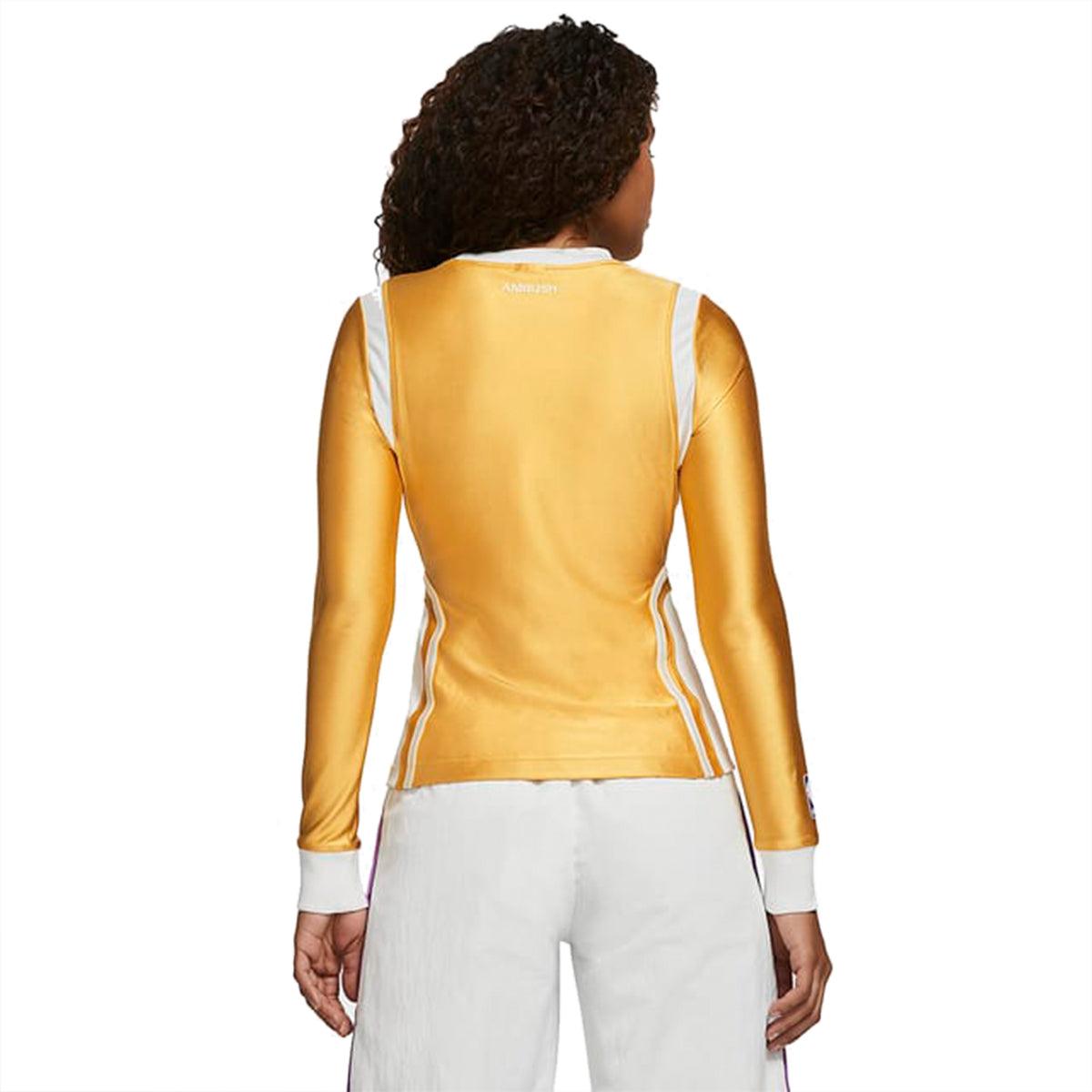 AMBUSH x NBA Lakers Long Sleeve Top - Official Licensed Basketball Jersey for Men & Women - Perfect for Game Day, Streetwear & Lakers Fan Fashion