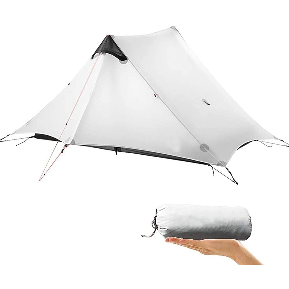 Ultralight 2-Person Pyramid Camping Tent - Waterproof & Windproof Poleless Bell Tent for Outdoor Adventures | Perfect for Backpacking, Hiking, and Family Camping in All Seasons
