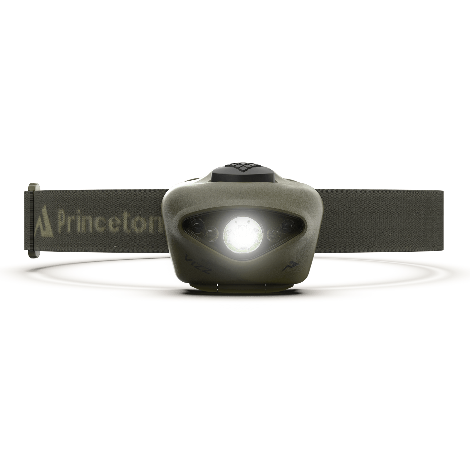 Princeton Tec Vizz 550 RGB Headlamp - 550 Lumens Ultra Bright LED Light with 33 Hours Runtime - Perfect for Camping, Hiking, Running & Outdoor Adventures