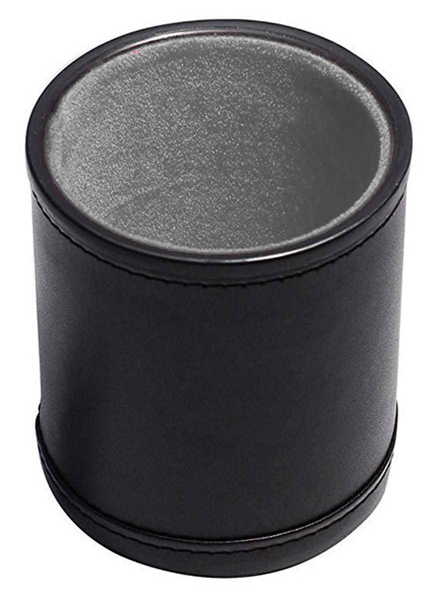 16mm Poker Dice Set with PU Leather Cup - Perfect for Casino Nights & Gifts