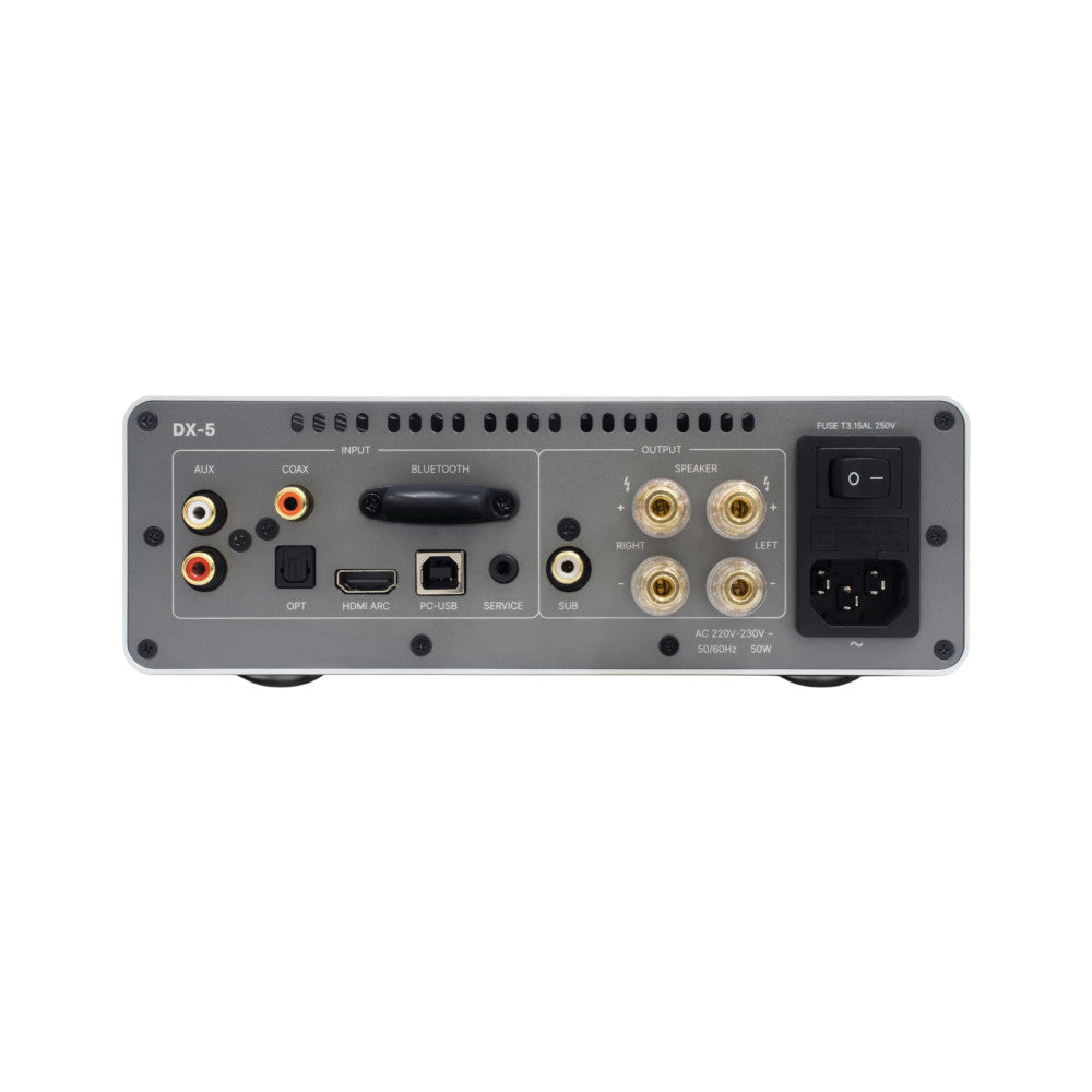 Rotel DX-5 Compact Integrated Stereo Amplifier with HDMI ARC | High-Fidelity Audio for Home Theater & Music Systems | Perfect for Living Rooms & Home Studios