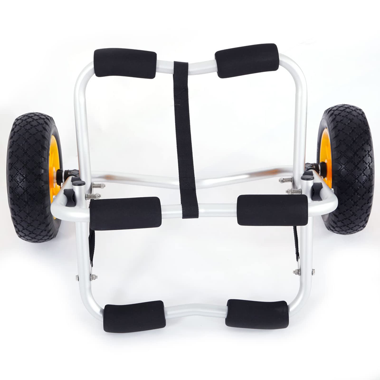 LOVINE Universal Folding Kayak Cart - Heavy Duty Kayak Carrier for Canoes & Floats, Portable Kayak Trolley for Easy Transport - Perfect for Beach, Lake & Outdoor Adventures