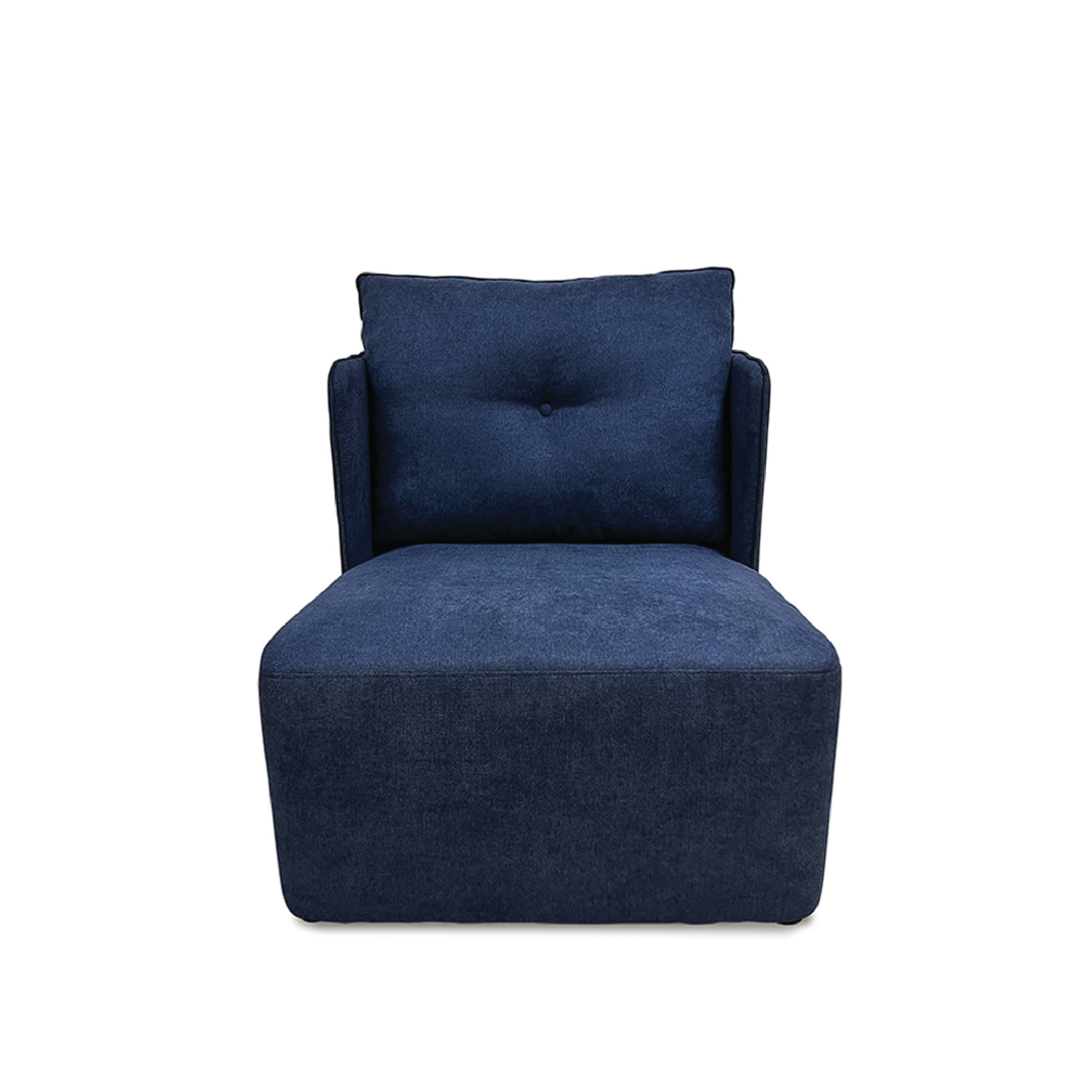 Beth Armchair - Modern Accent Chair for Living Room, Bedroom & Office - Comfortable Upholstered Lounge Chair with Sturdy Wooden Legs