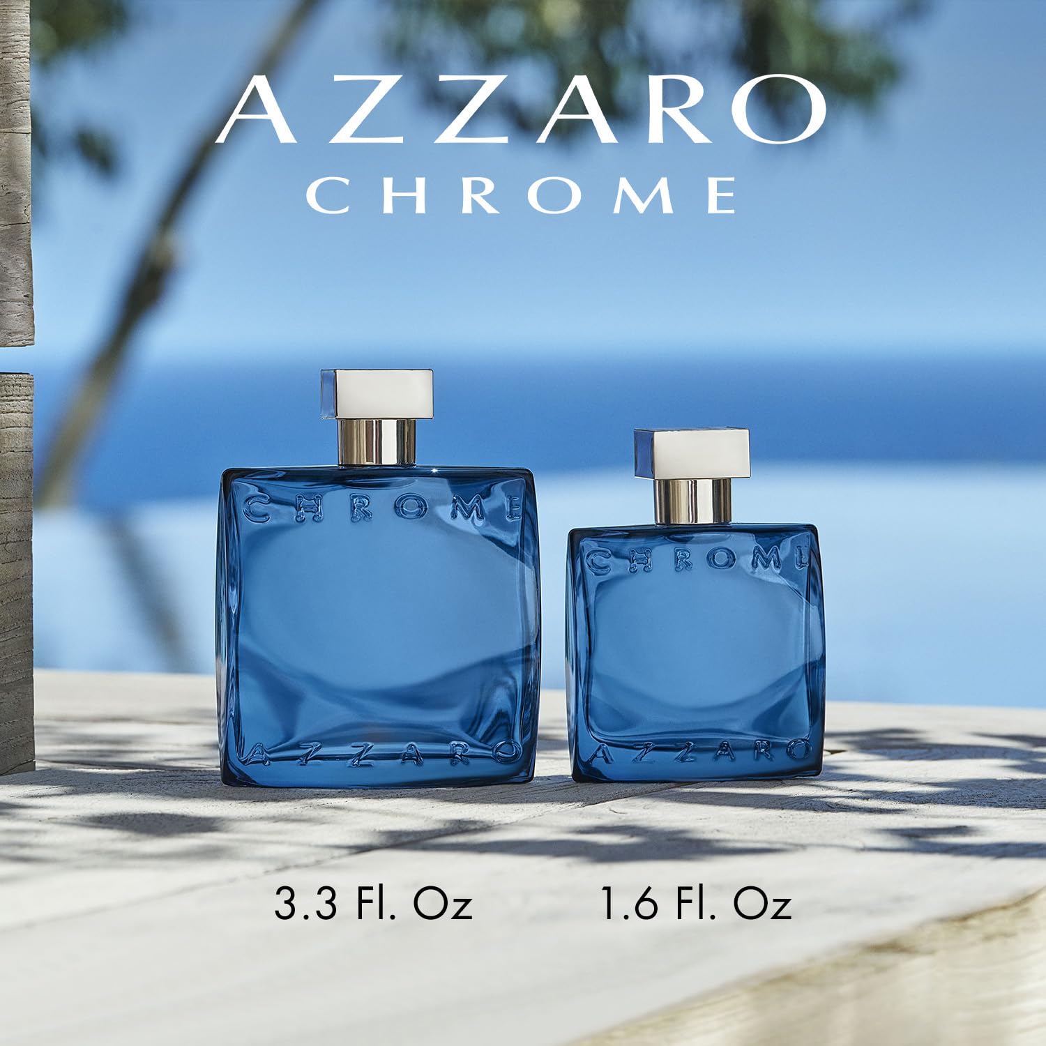 Azzaro Chrome Men's Cologne - Fresh Aromatic Fougère Citrus Perfume with Bergamot Notes | Long-Lasting Day & Night Wear | Luxury Masculine Fragrance for Work, Date & Special Occasions