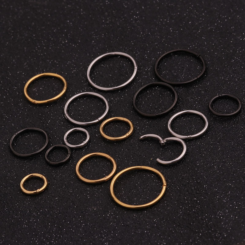 16G Surgical Steel Cartilage Huggie Earrings - Small Hoop Earrings for Helix, Tragus & Piercings | HSPJ19112 | Perfect for Everyday Wear & Gifting