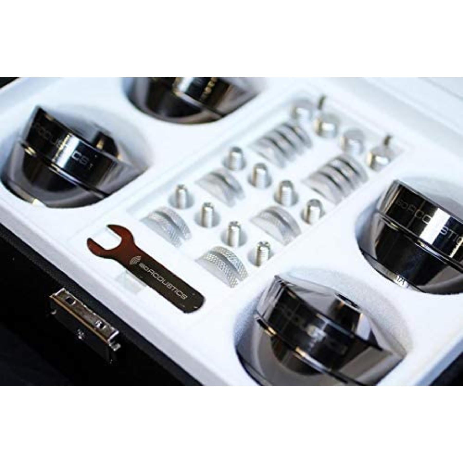 IsoAcoustics GAIA Series Speaker Isolation Feet - Set of 4 for Home Audio & Studio Monitors - Reduce Vibrations & Improve Sound Quality