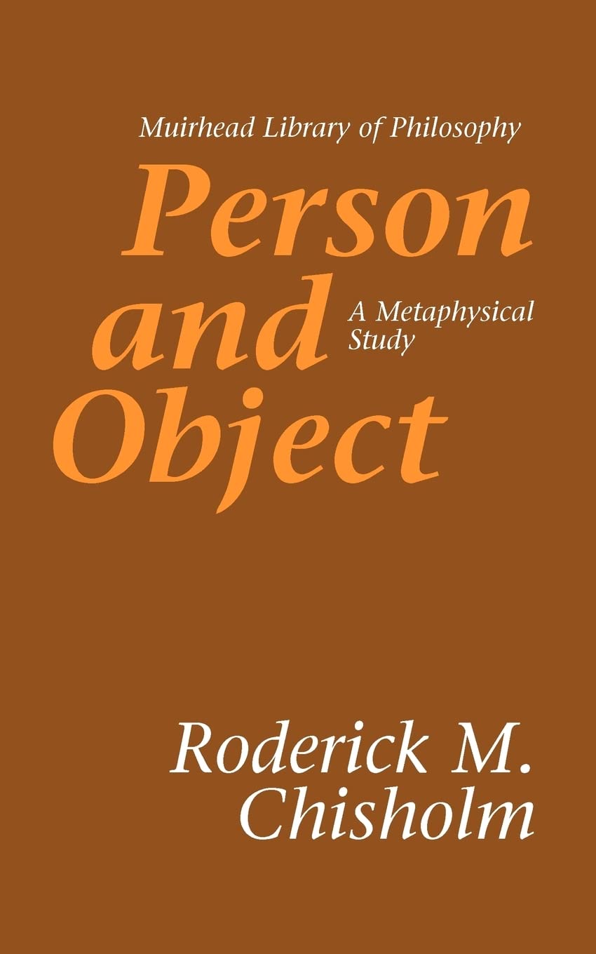 Person and Object: A Metaphysical Study - Muirhead Library of Philosophy Book | Explore Mind-Body Dualism & Philosophical Concepts | Perfect for Philosophy Students & Academic Research