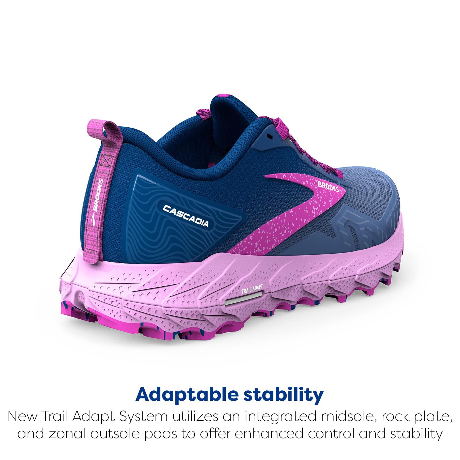 Brooks Women’s Cascadia 17 Trail Running Shoes - Lightweight Hiking & Outdoor Adventure Footwear for Women - Perfect for Trail Running, Hiking, and Mountain Climbing