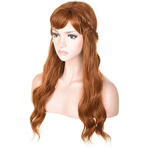 Morvally Halloween Costume Braided Wigs for Women - Long Synthetic Braided Hair Wigs for Cosplay, Party, and Halloween Costume Accessories - Perfect for Halloween Parties, Cosplay Events, and Themed Dress-Up