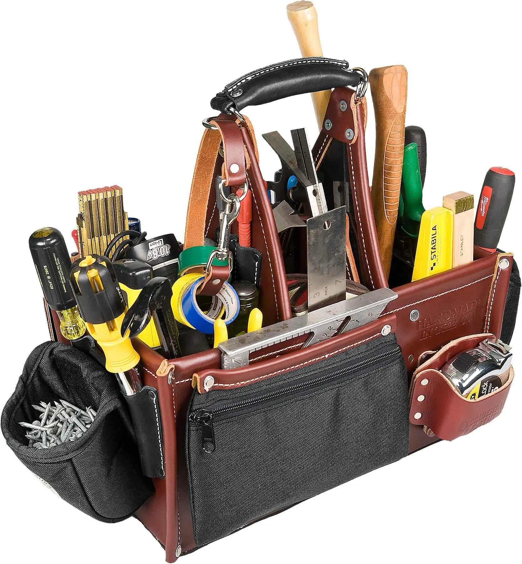 Occidental Leather 5588 Stronghold Master Carpenter Tool Belt - Durable Leather Tool Pouch for Construction, Woodworking & DIY Projects - Perfect for Professional Carpenters and Handymen