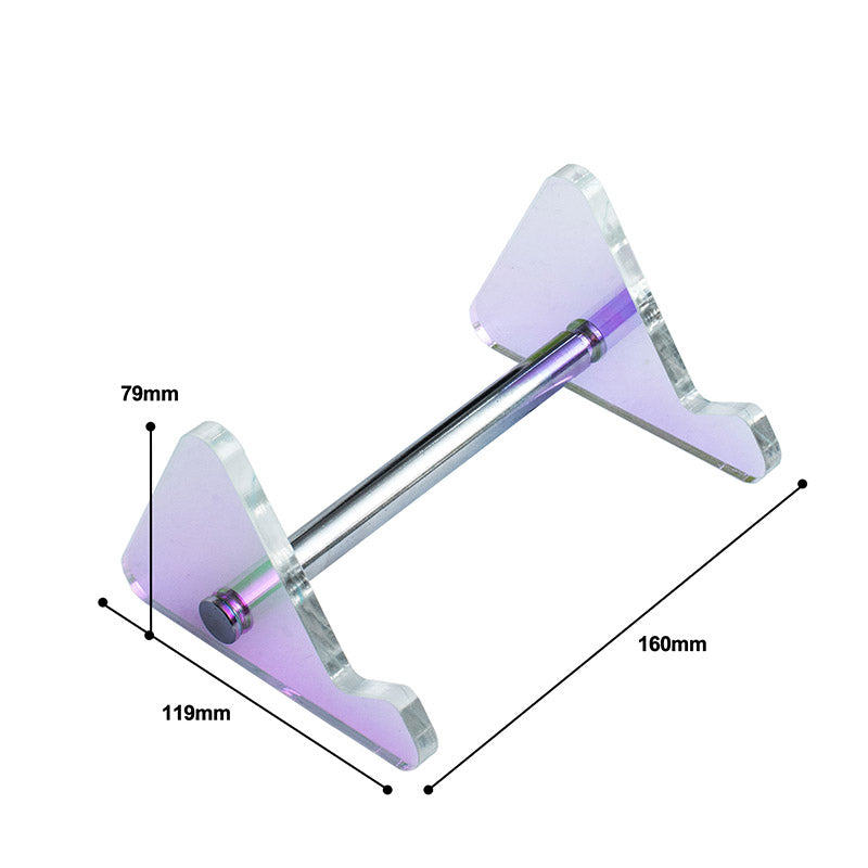 Acrylic Transparent/Colorful Single Layer Mechanical Keyboard Display Stand - Perfect for Showcasing & Organizing Your Keyboard Collection at Home or Office