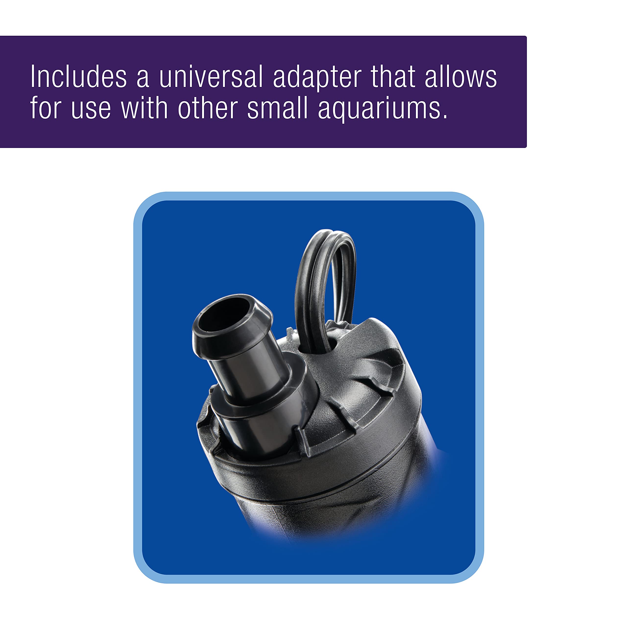 Coralife Mini Turbo-Twist UV Sterilizer for Saltwater Aquariums & BioCubes - Marine Fish Tank Water Purifier for Crystal Clear Water | Ideal for Nano Reefs & Small Aquarium Setups