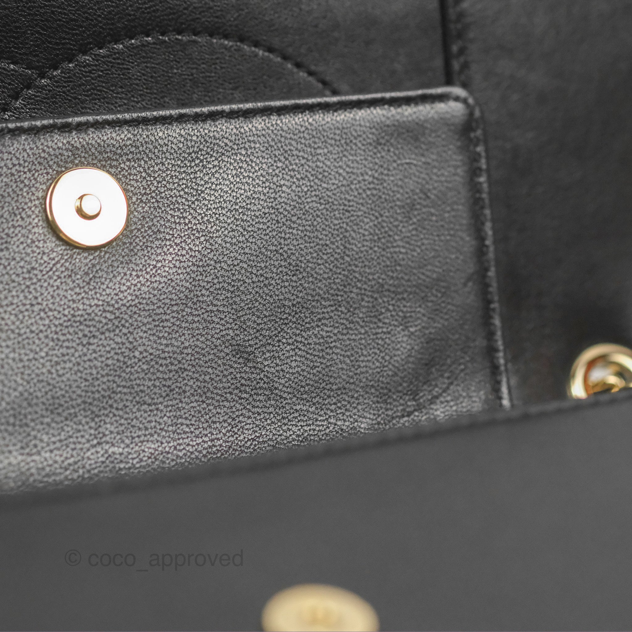Chanel Chevron Mademoiselle Flap Bag Black Sheepskin Leather with Gold Hardware - Luxury Crossbody Purse for Women, Perfect for Date Night & Evening Events
