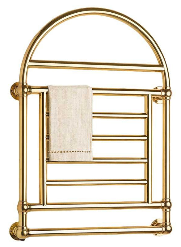 Crosby Brass Hand Towel Holder with Electrical Outlet - Perfect for Bathroom, Kitchen, and Laundry Room Organization